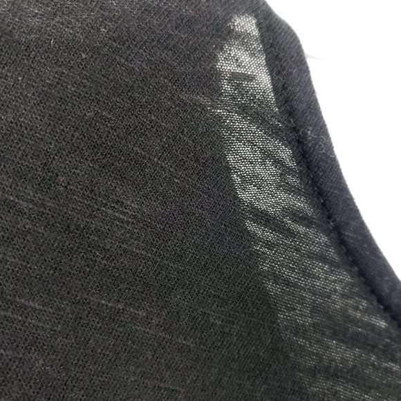 Logo Lavish Women's Black Layered Lace Blue Leaf Embroidered Shirt Top Blouse - Picture 11 of 14